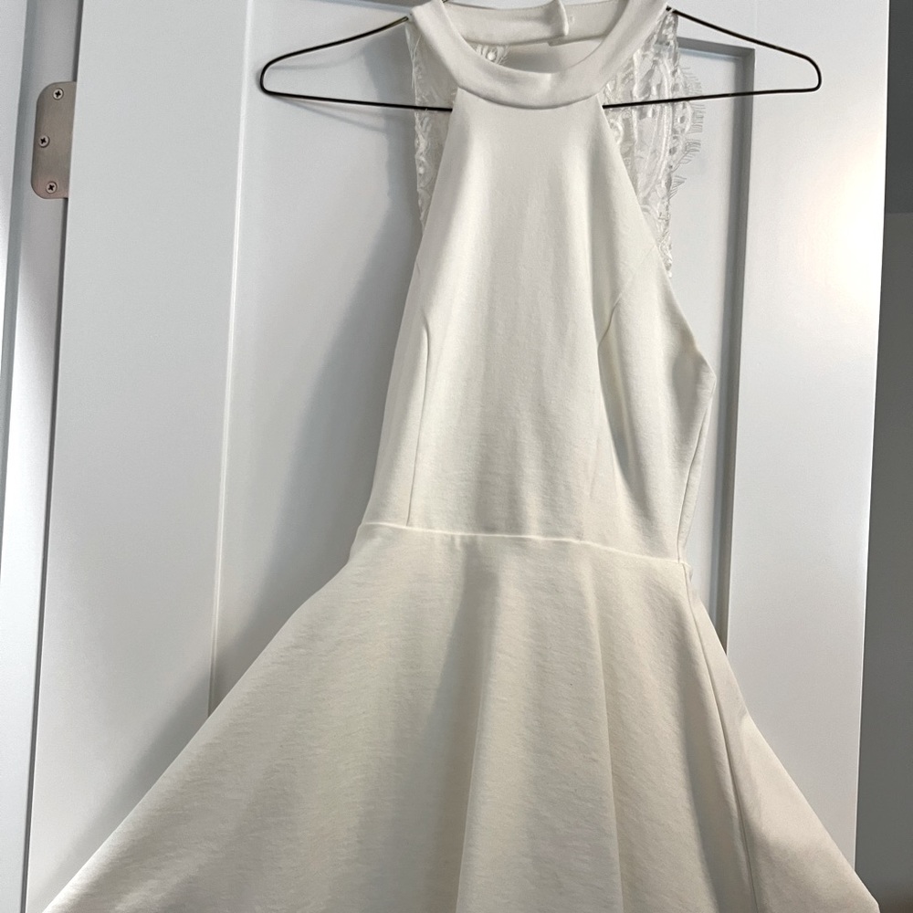 Lulu’s White Bridal Shower Dress